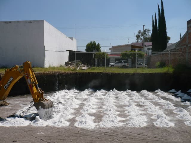Estabilización de suelo con cal — Querétaro